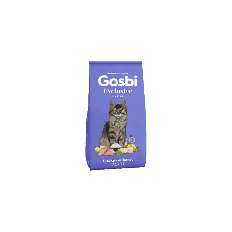 Gosbi Exclusive Gato Adulto Pollo Y Pavo 1.5kg