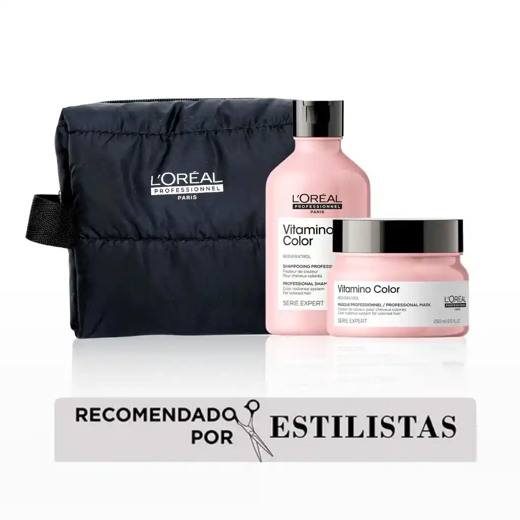Duo Shampoo Y Mascarilla Vitamino Color Loreal Con Obsequio