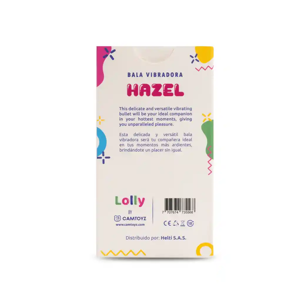 Bala Vibradora Hazel Lolly Camtoyz