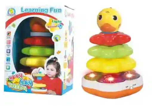 Pato Musical Bebe Luces Y Sonidos Armable