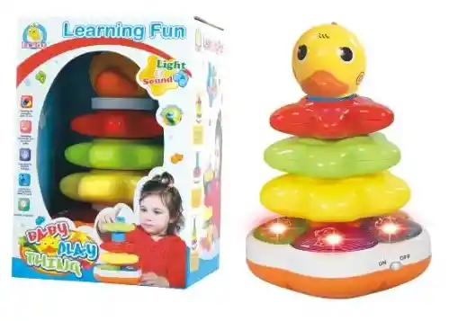 Pato Musical Bebe Luces Y Sonidos Armable