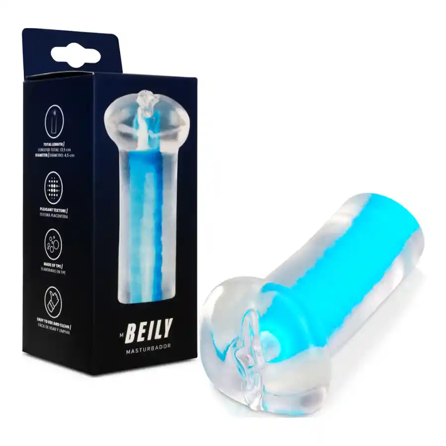 Masturbador Realista Beily Transparente Camtoyz