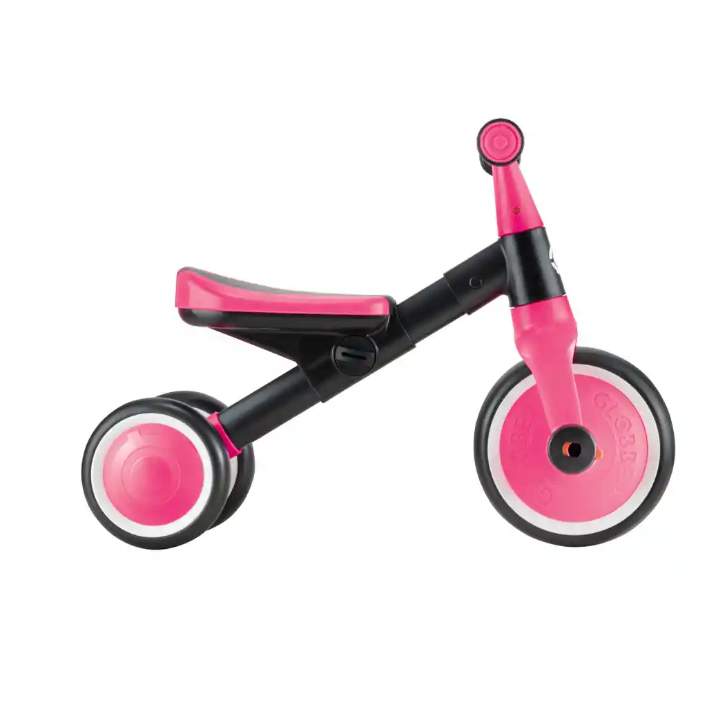 Triciclo De Aprendizaje 2 En 1 Equilibrio Rosa Para Niños