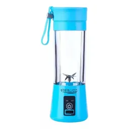 Licuadora Portátil Mini 380 Ml Vaso Azul