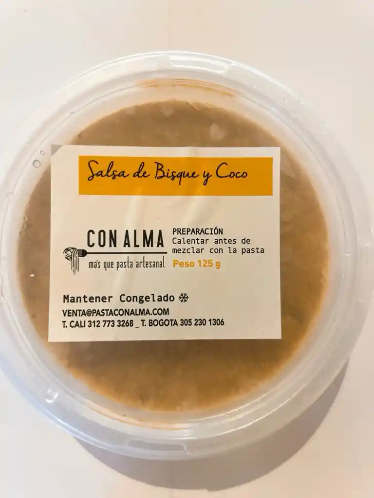 Salsa Bisque Y Coco 125 G