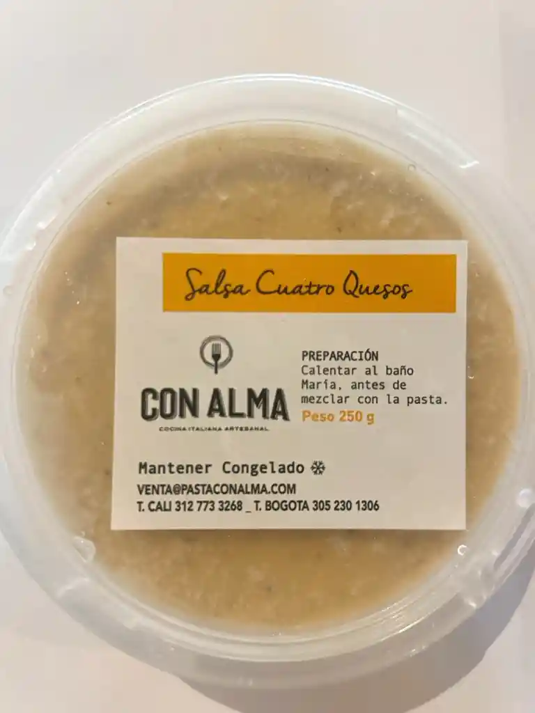 Salsa Cuatro Quesos 250 G