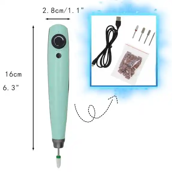 Pulidor De Uñas Verde Sy-109: Elegancia Y Precisión En Cada Uso