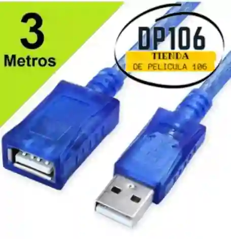 Cable Extension Usb De 3 Metros