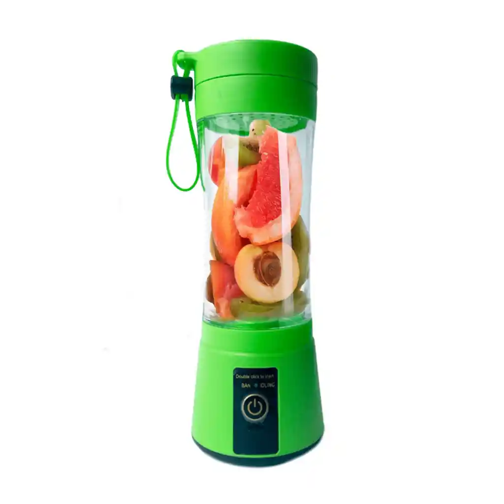 Licuadora Portátil Mini 380 Ml Vaso Verde