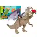 Dinosaurio Dragon De 3 Cabezas Con Luz Y Sonido