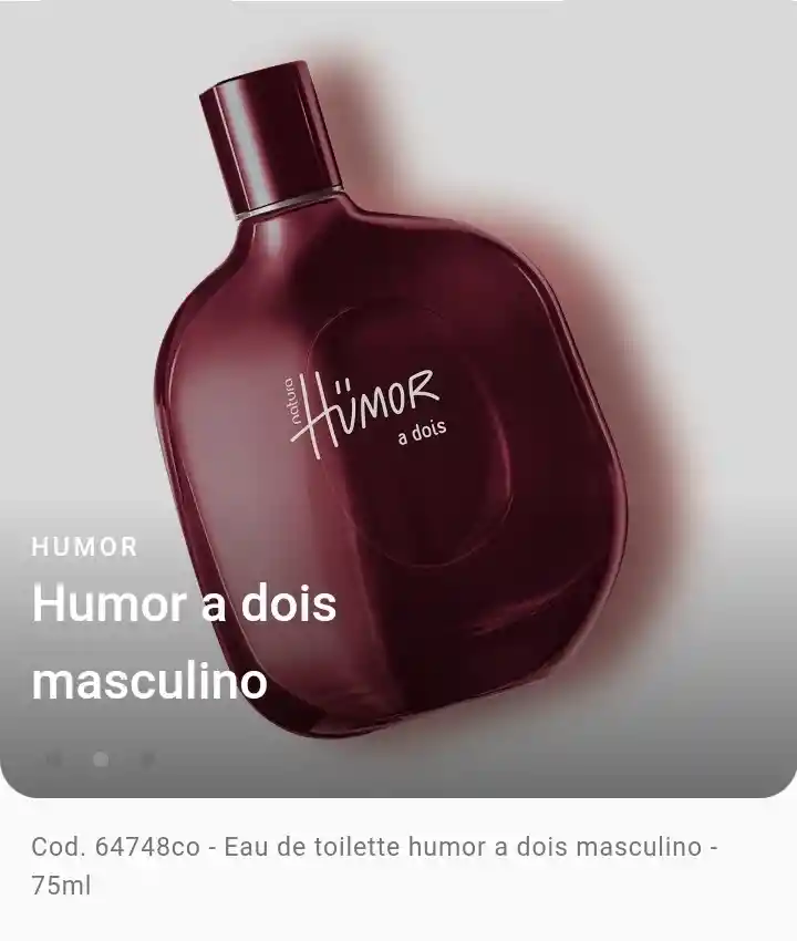 Natura - Humor A Dois - Masculino