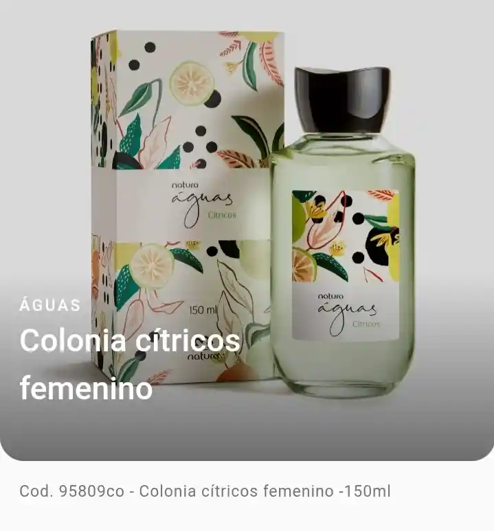 Natura - Colonia Aguas - Citricos - Femenino