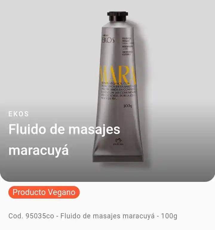 Natura - Fluido De Masaje Para El Cuerpo - Maracuyá