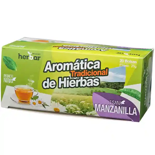 Aromática Tradicional Manzanilla 20 Sobres