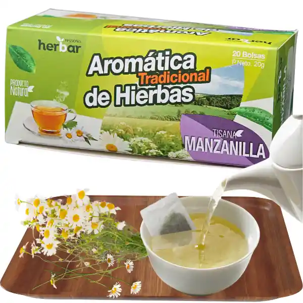 Aromática Tradicional Manzanilla 20 Sobres