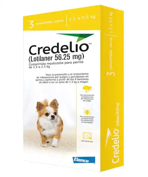 Credelio 1.3-2.5 X Tableta