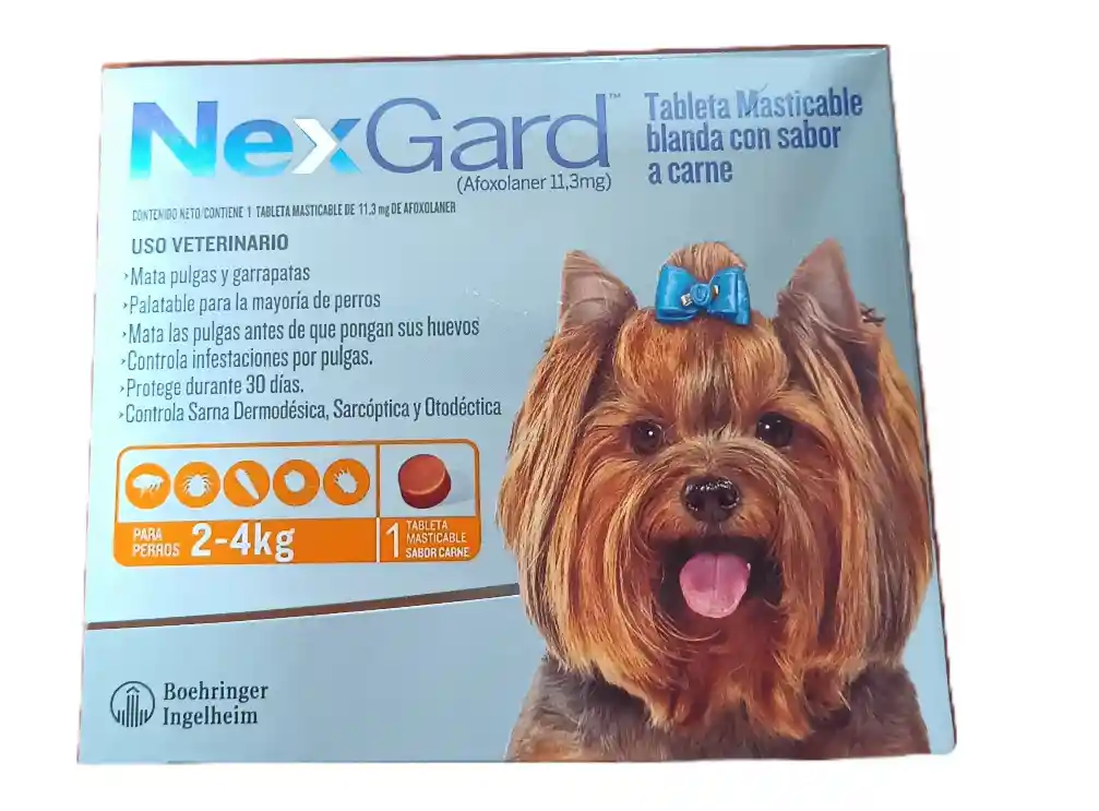 Nexgard Chewable 2-4 Kgs X 1 Dosis