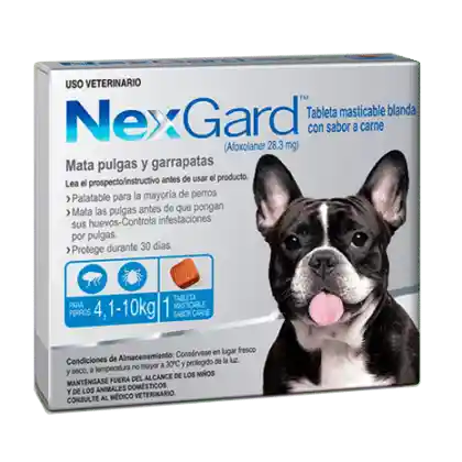 Nexgard Chewable 4,1-10 Kgs X 1 Dosis