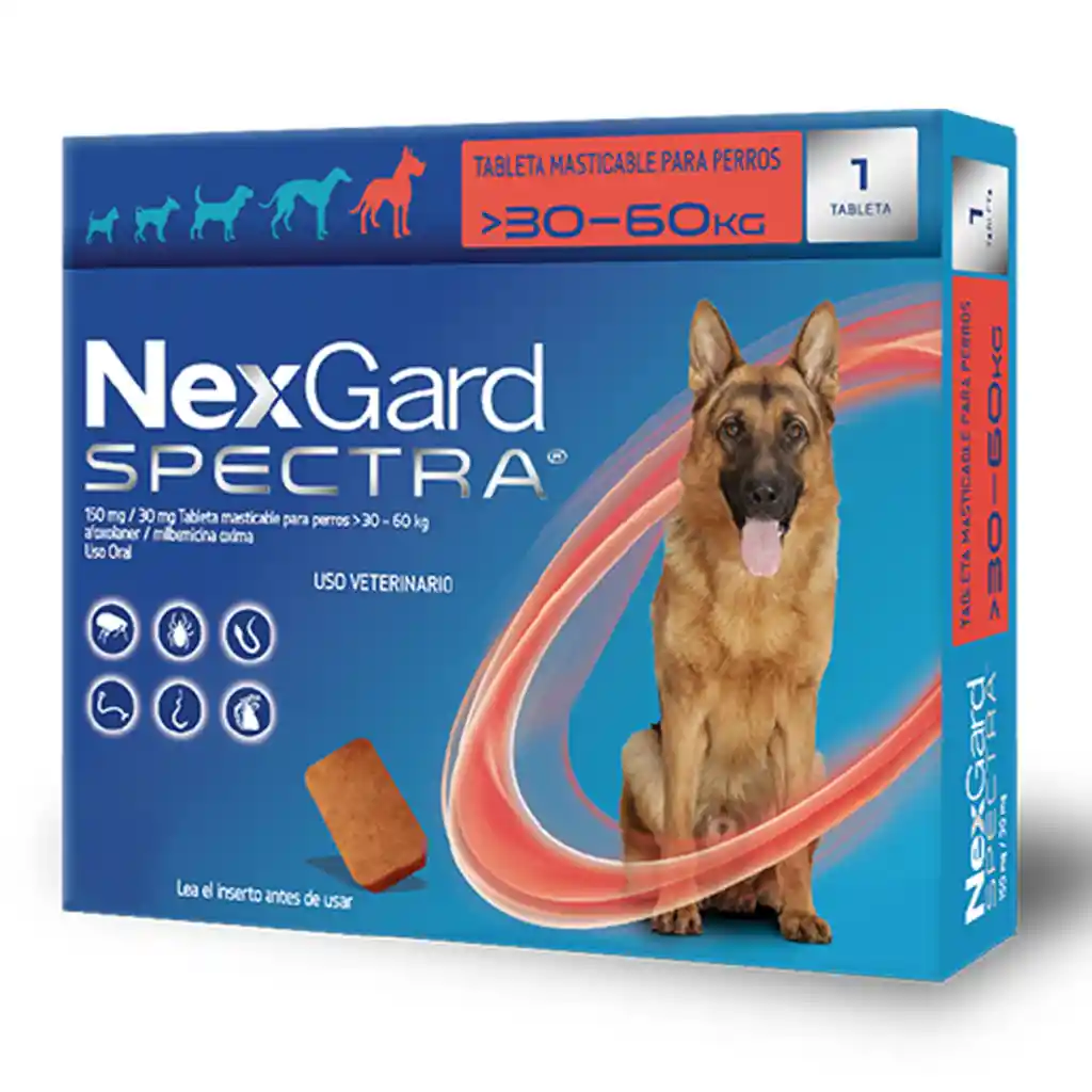 Nexgard Spectra 30-60 Kgs X 1 Dosis