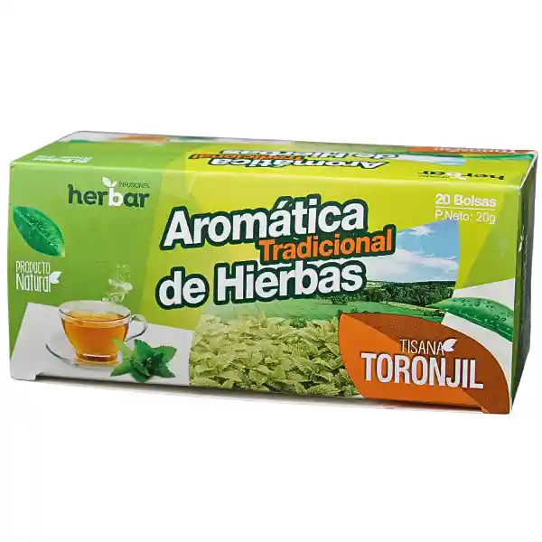 Aromática Tradicional Toronjil 20 Sobres