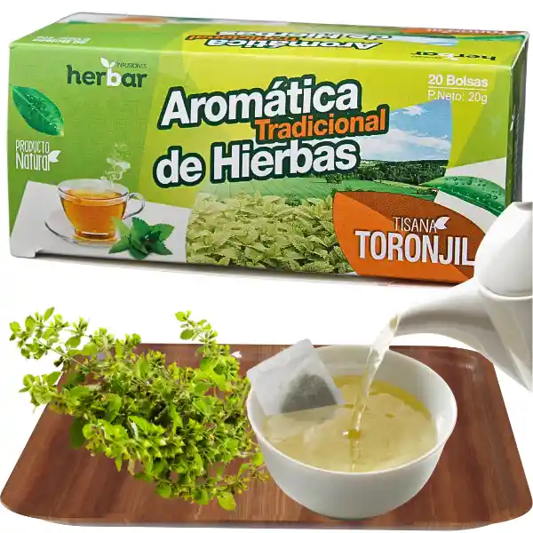 Aromática Tradicional Toronjil 20 Sobres