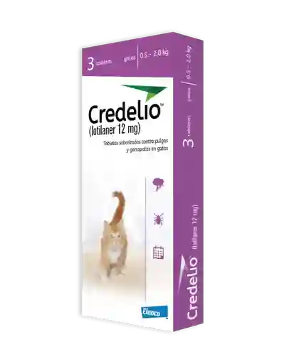 Credelio Gato 0.5-2.0 Kg X Tableta