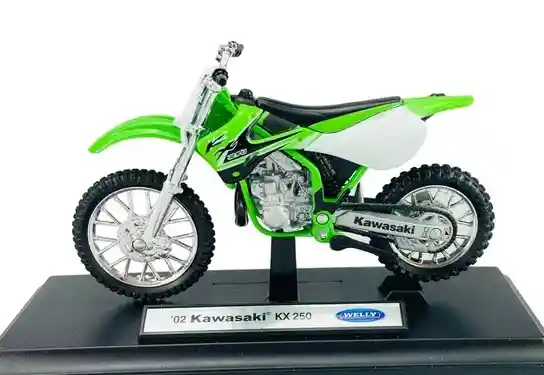 Moto Coleccionable Welly Kawasaki Kx250