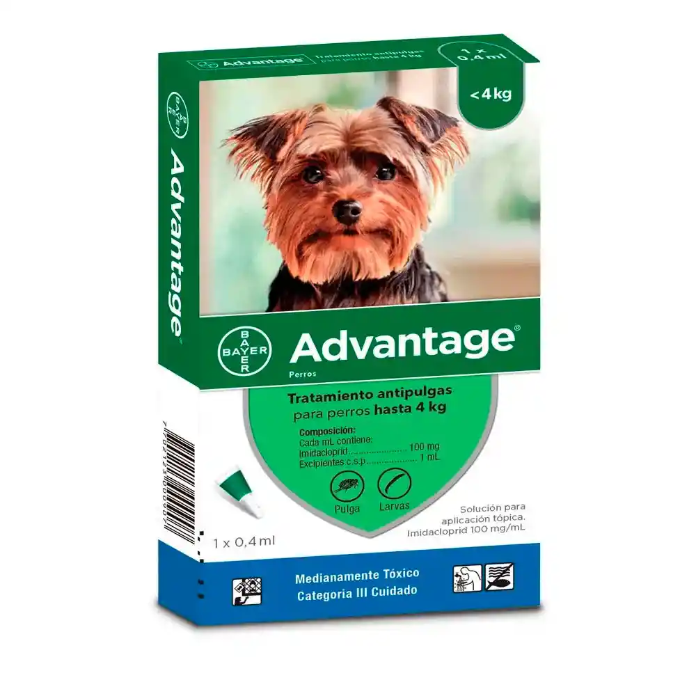 Advantage Perro Pipeta X 0.4 Ml