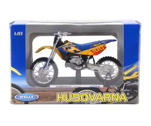 Moto Coleccionable Welly Husqvarna Cr125