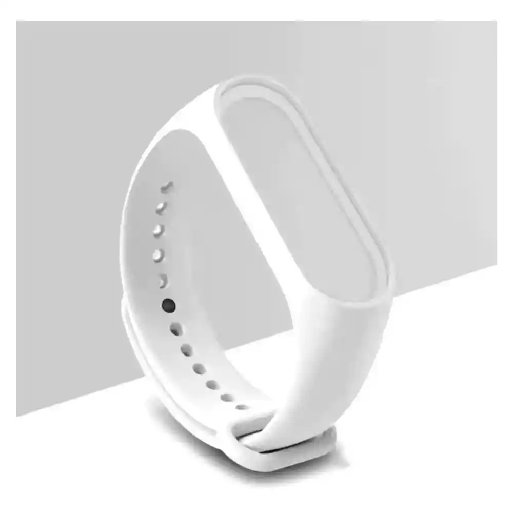 Repuesto Manilla Pulso Reloj Smartband Fit M3 M4 M5 M6 M7 Blanco