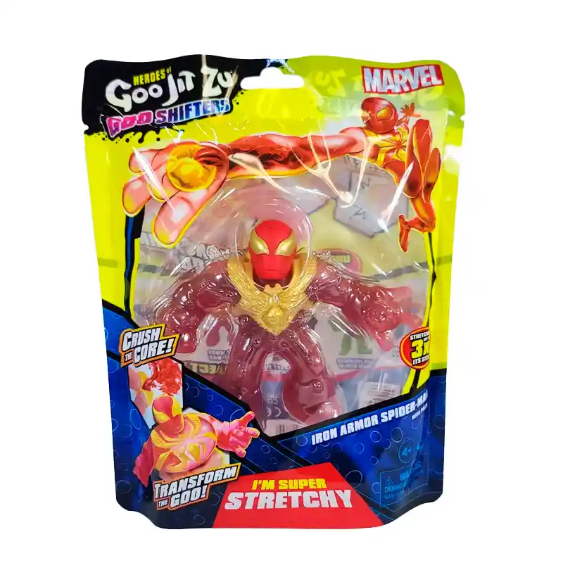 Goo Jit Zu Marvel Shifters Iron Armor Spider-man