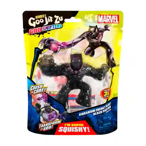 Goo Jit Zu Marvel Shifters Black Panter Vibranium Energy Blast