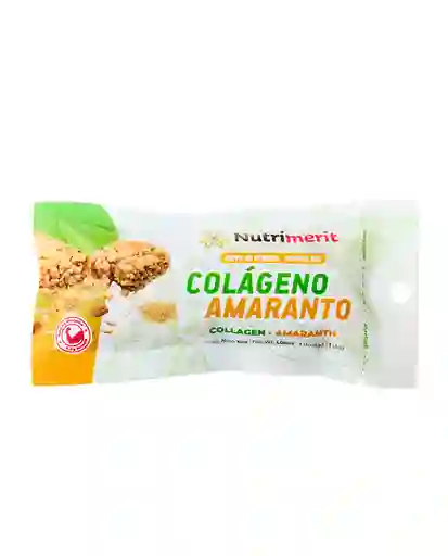 Barra De Granola Colágeno Amaranto Nutrimerit 30 Gr