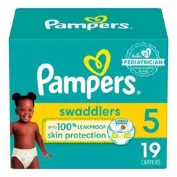 Pampers Pañales Swaddlers Talla 5