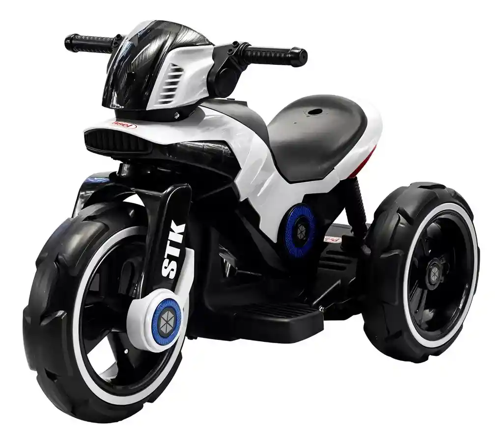 Moto Montable Eléctrico Star Trek Blanco Prinsel Para Niños