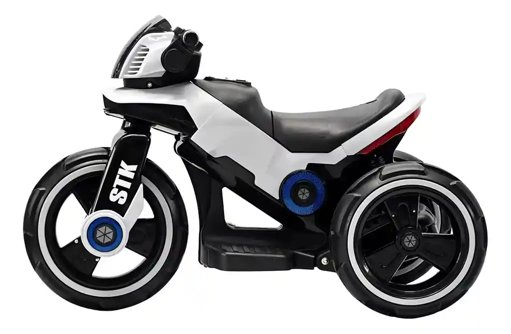 Moto Montable Eléctrico Star Trek Blanco Prinsel Para Niños