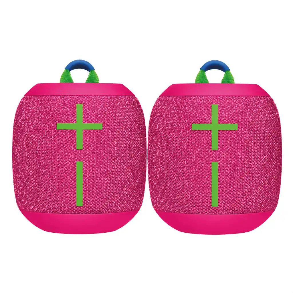 Combo X 2 Parlantes Impermeables, Ultimate Ears Wonderboom 3 Rosa