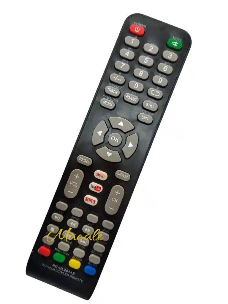 Control Universal Para Smart Tv Todas Ad-ul201+x