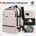 Maleta De Mano Cabina Viaje Hardley 40 Lt Nylon Balistico Beige Extra