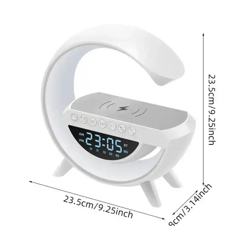 Lámpara G Parlante Bluetooth Con Cargador Inalámbrico / Parlante Lampara G 6 En 1