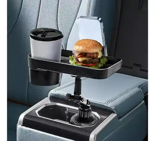 Holder Cup Para Carro Porta Vaso Con Bandeja Soporte Celular