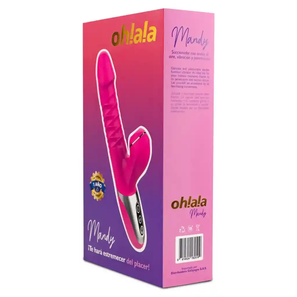 Vibrador Y Succionador Mandy Camtoyz