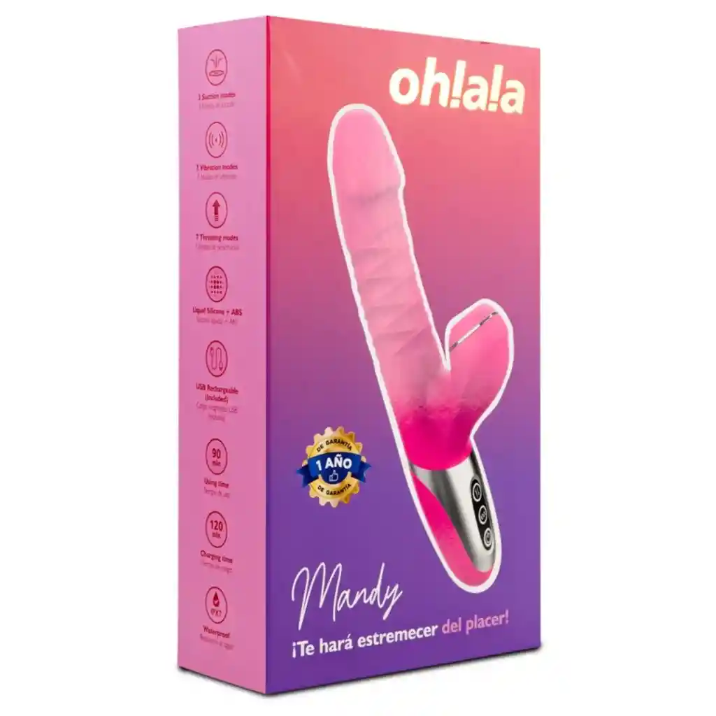 Vibrador Y Succionador Mandy Camtoyz