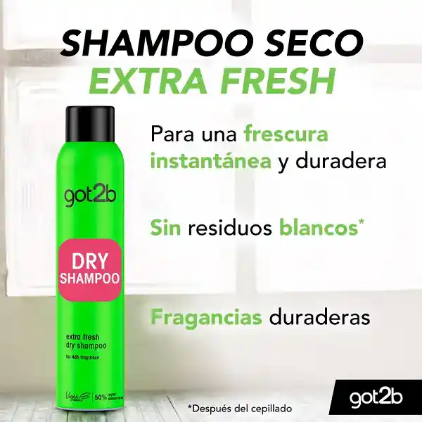 Shampoo Seco Got2b Extra Frescura 200ml