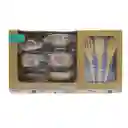 8 Pcs Utenzilios De Cocina Para Niñas, Juego De Cocina Con Recipiente Para Sartenes De Aluminio