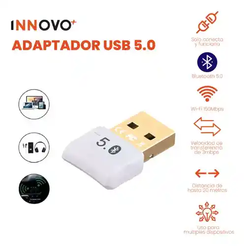 Antena Usb Wifi Para Pc 150 Mbps Adaptador Wifi Innovo