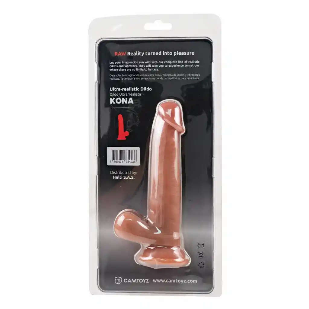 Dildo Ultra Realista Kona Camtoyz