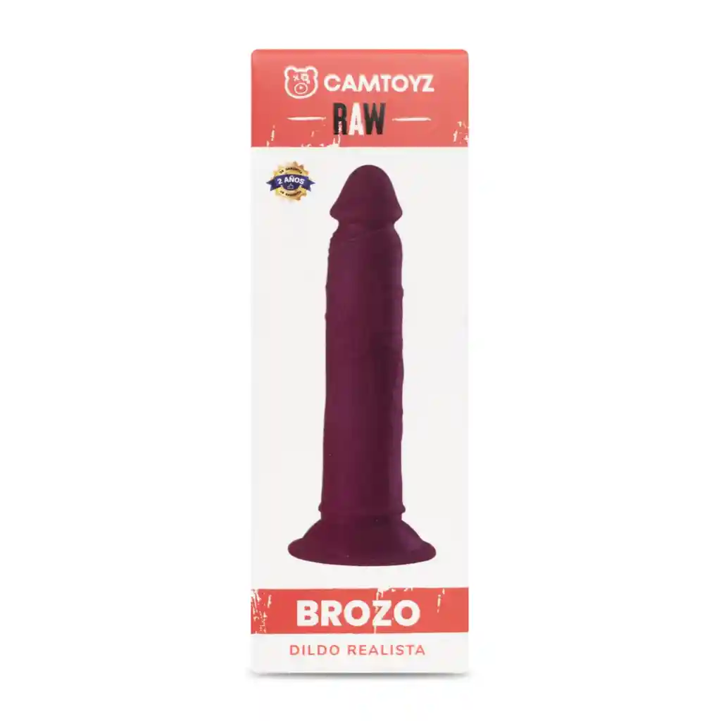 Dildo Realista Brozo Rosado Camtoyz