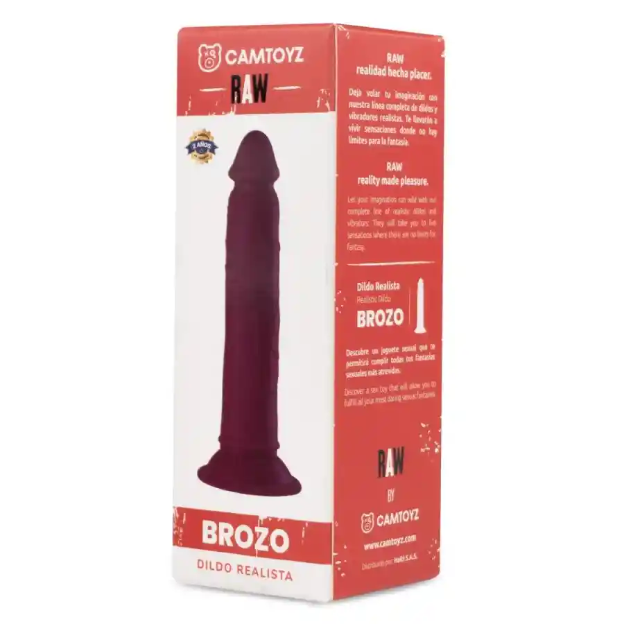 Dildo Realista Brozo Rosado Camtoyz