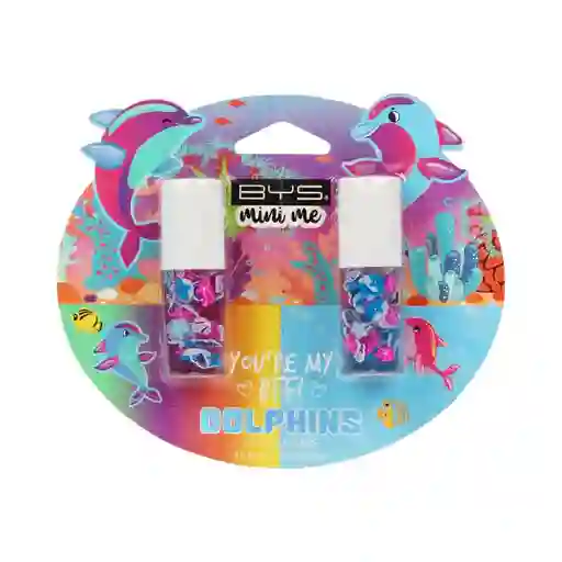 Brillo Labial Bys Mini Me Dolphins Tear Share Decals Lip Oil